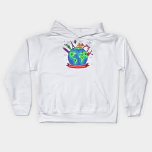 World Tourism Day Kids Hoodie